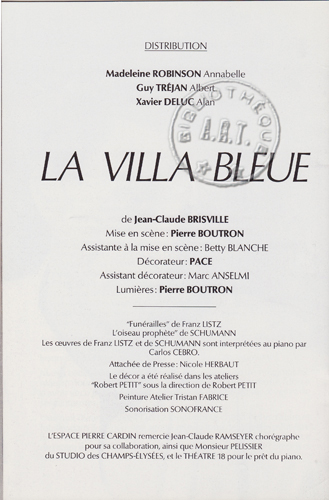 Les programmes de Théatre de l\